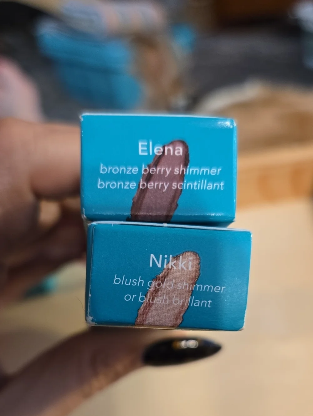 Two New Thrive Infinity Waterproof Eyeshadow Sticks- Elena & Nikki